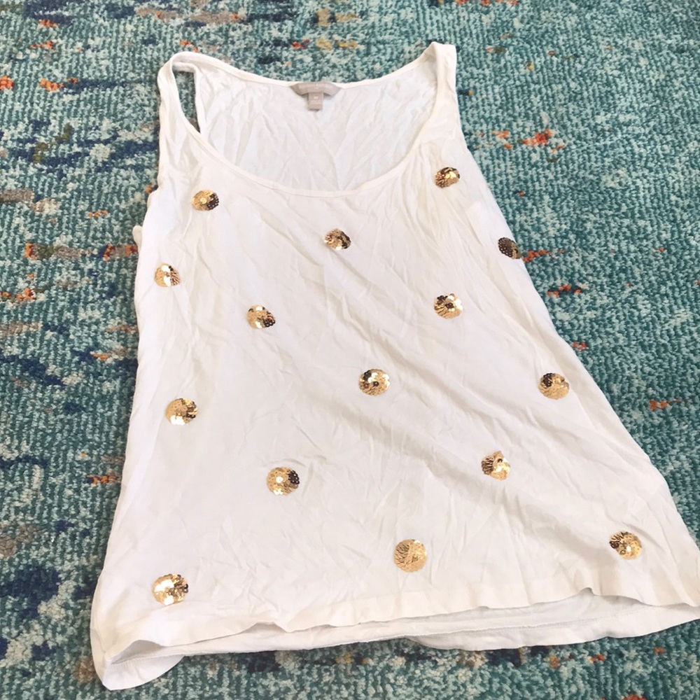 Sparkly Banana Republic tank top